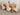 Dakota Extra Large Oak Dining Table with 8 Montana Ivory Leather Chairs