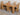 Dakota Extra Large Oak Dining Table with 6 Princeton Oak Chairs
