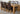 Dakota Extra Large Oak Dining Table with 6 Washington Brown Leather Chairs