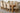 Dakota Extra Large Oak Dining Table with 8 Washington Beige Fabric Chairs