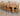 Dakota Extra Large Oak Dining Table with 8 Yale Oak Chairs