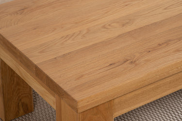 Dakota Chunky Oak Large Coffee Table
