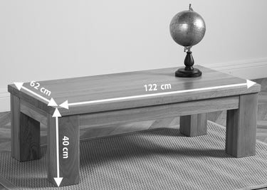 Dakota Chunky Oak Large Coffee Table