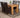 Dakota Medium Oak Dining Table with 4 Lola Brown Leather Chairs
