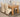 Dakota Medium Oak Dining Table with 4 Lola Ivory Leather Chairs