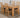 Dakota Medium Oak Dining Table with 4 Yale Oak Chairs