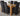 Dakota Medium Oak Dining Table with 6 Lola Black Fabric Chairs