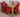 Dakota Medium Oak Dining Table with 6 Lola Burgundy Leather Chairs