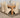 Dakota Medium Oak Dining Table with 6 Lola Ivory Leather Chairs