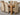 Dakota Medium Oak Dining Table with 6 Montana Beige Fabric Chairs
