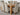 Dakota Medium Oak Dining Table with 6 Montana Grey Fabric Chairs