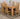 Dakota Medium Oak Dining Table with 6 Princeton Oak Chairs