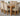 Dakota Medium Oak Dining Table with 6 Washington Beige Fabric Chairs