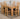 Dakota Medium Oak Dining Table with 6 Yale Oak Chairs