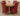 Edmonton Round Extendable Oak Dining Set with 4 Montana Burgundy Leather Chairs