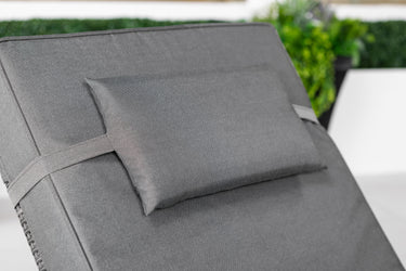 Giardino Rattan Sun Lounger - Grey