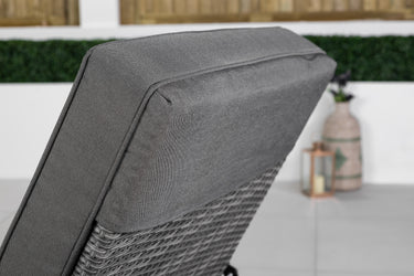Giardino Rattan Sun Lounger - Grey
