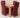 Hampton Small Oak Extending Dining Table with 4 Lola Burgundy Leather Chairs