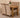 Hampton Small Oak Extending Dining Table with 4 Montana Beige Fabric Chairs