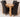 Hampton Small Oak Extending Dining Table with 4 Montana Brown Leather Chairs