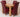 Hampton Small Oak Extending Dining Table with 4 Montana Burgundy Leather Chairs