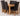 Hampton Small Oak Extending Dining Table with 6 Washington Brown Leather Chairs