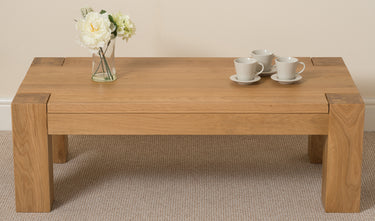 Kuba Chunky Large Oak Coffee Table