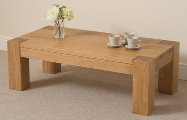 Kuba Chunky Large Oak Coffee Table