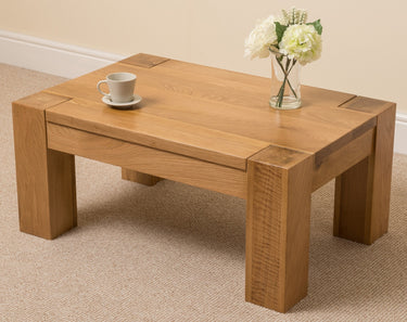 Kuba Chunky Small Oak Coffee Table