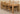 Kuba Extra Large Oak Dining Table with 6 Harvard Oak Chairs