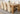 Kuba Extra Large Oak Dining Table with 6 Lola Ivory Leather Chairs