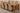 Kuba Extra Large Oak Dining Table with 6 Montana Beige Fabric Chairs