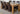 Kuba Extra Large Oak Dining Table with 6 Montana Brown Leather Chairs