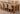 Kuba Extra Large Oak Dining Table with 6 Washington Beige Fabric Chairs