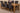 Kuba Extra Large Oak Dining Table with 6 Washington Black Fabric Chairs