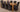 Kuba Extra Large Oak Dining Table with 8 Lola Black Fabric Chairs