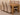Kuba Large Oak Dining Table with 6 Lola Beige Fabric Chairs
