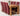Kuba Large Oak Dining Table with 6 Lola Burgundy Leather Chairs