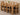 Kuba Large Oak Dining Table with 8 Lincoln Oak Chairs