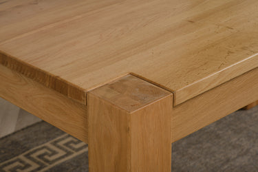 Kuba 150cm Chunky Medium Oak Dining Table