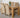 Kuba Medium Oak Dining Table with 4 Montana Beige Fabric Chairs