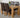 Kuba Medium Oak Dining Table with 4 Washington Brown Leather Chairs