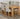 Kuba Medium Oak Dining Table with 4 Washington Grey Fabric Chairs