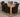Kuba Medium Oak Dining Table with 6 Montana Brown Leather Chairs