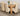 Kuba Medium Oak Dining Table with 6 Montana Ivory Leather Chairs