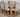 Kuba Medium Oak Dining Table with 6 Washington Grey Fabric Chairs