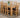 Kuba Medium Oak Dining Table with 6 Yale Oak Chairs