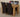 Kuba Small Oak Dining Table with 4 Montana Brown Leather Chairs