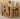 Kuba Small Oak Dining Table with 4 Stanford Oak Chairs