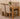 Kuba Small Oak Dining Table with 4 Washington Beige Fabric Chairs